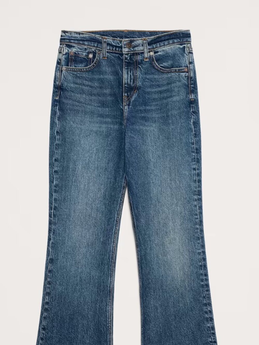 Banana Republic Petite High-Rise Boot Cut Jeans Women’s 29P Medium Wash - Picture 4 of 11